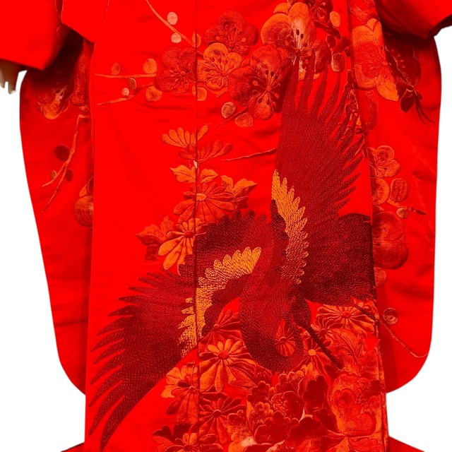 色打掛レンタル フルセット 赤無垢 035