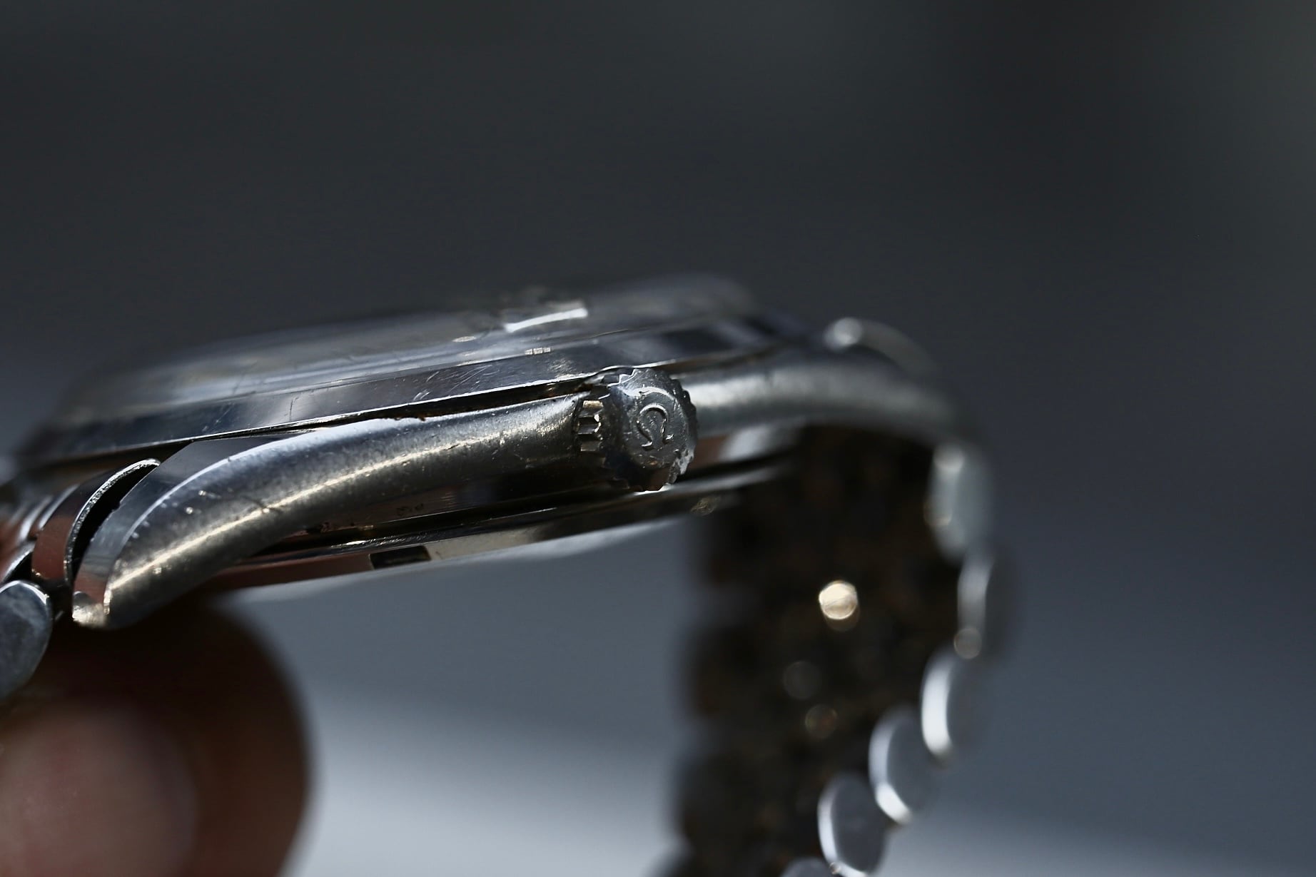 OMEGA】 1969年製 オメガ シーマスタ デイト 純正 7連ライスジュビリー