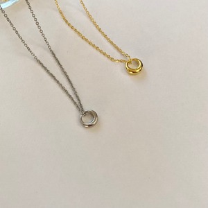 2wayプチリングネックレス