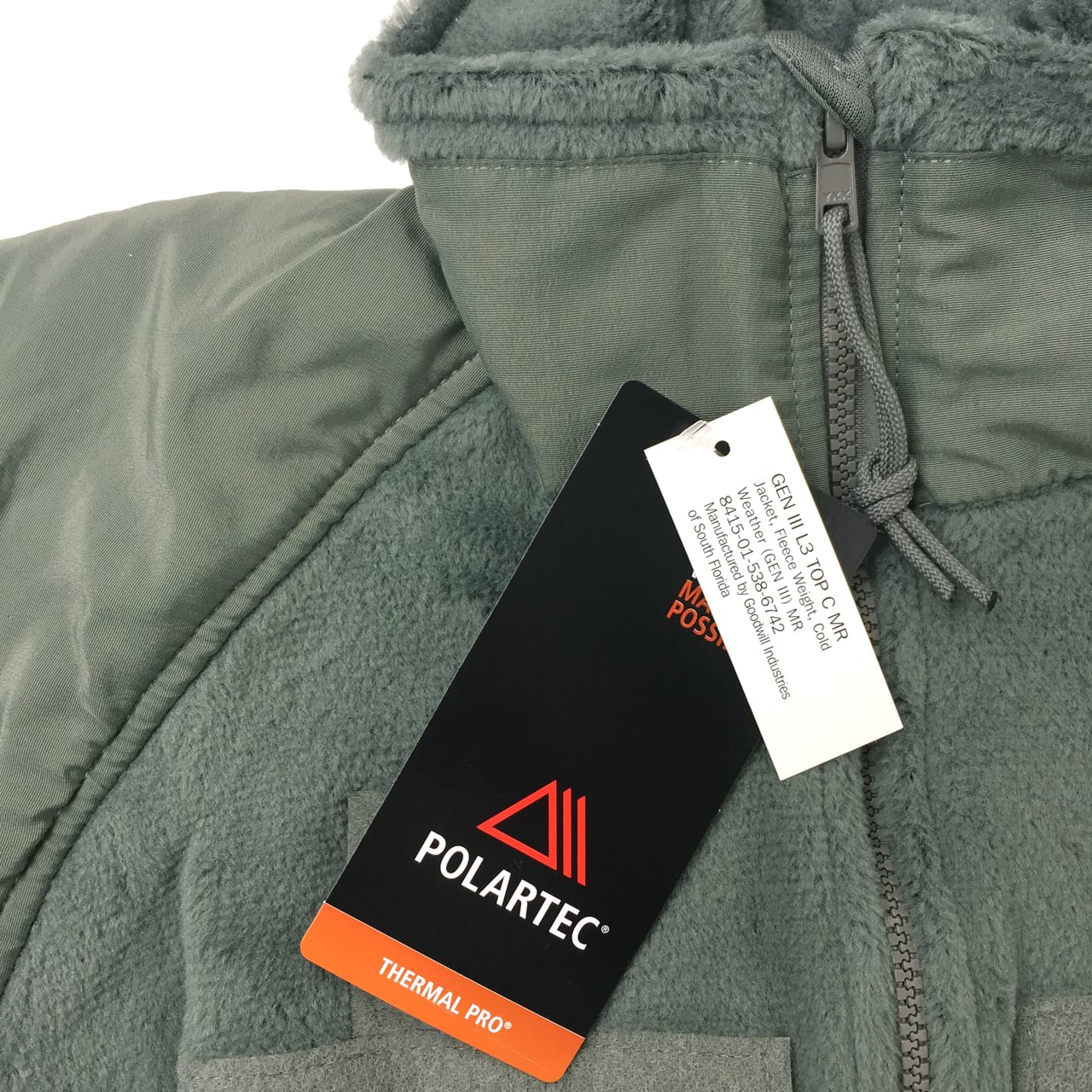 メンズL表記サイズ米軍実品 JACKET FLEECE COLD WEATHER(GEN 3) ミリタリー フリースジャケット メンズL /eaa365031