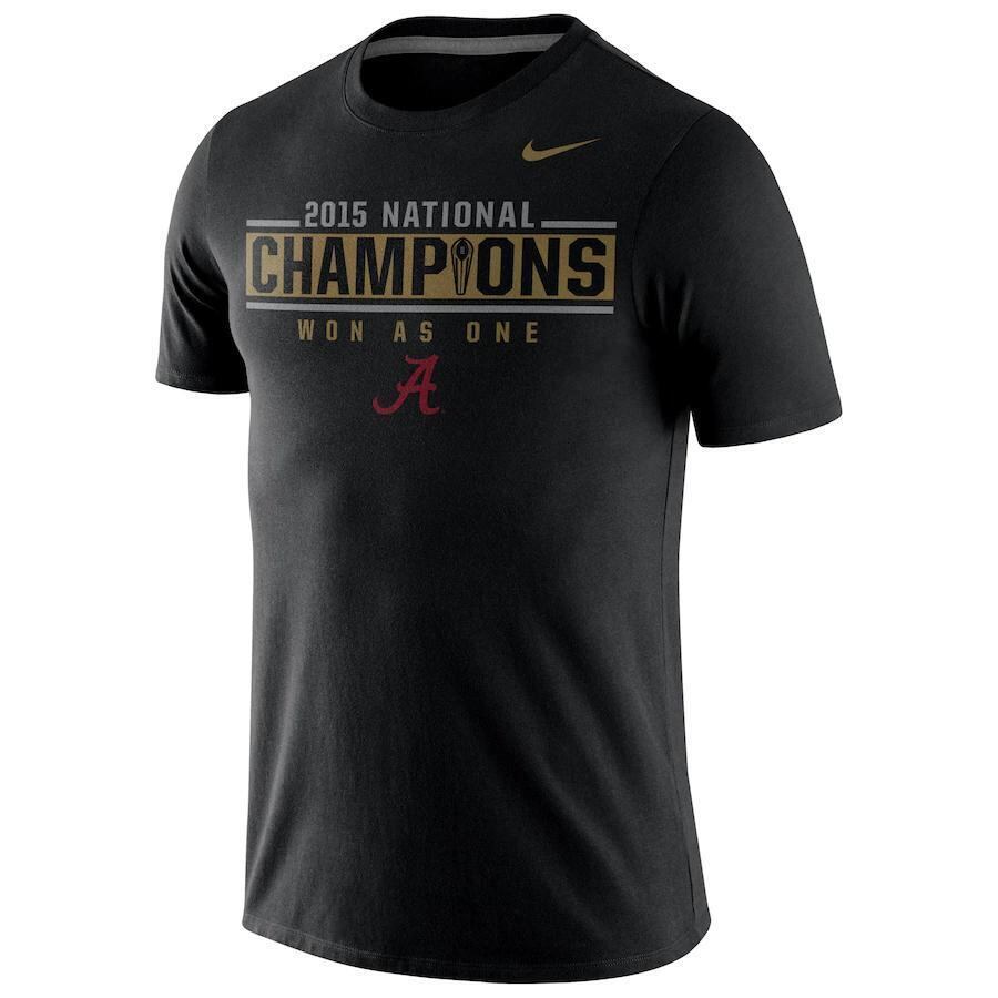 【M】NIKE アラバマ 2015 優勝記念 アメフト Tシャツ