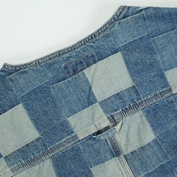 Size【M】 SUPREME シュプリーム 21SS Patched Denim Vest Blue デニム
