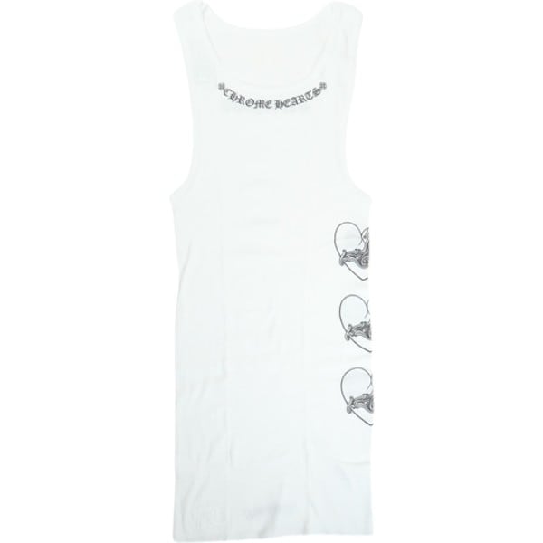 Size【L】 CHROME HEARTS クロム・ハーツ LOVE YOU RIB TANK WHITE