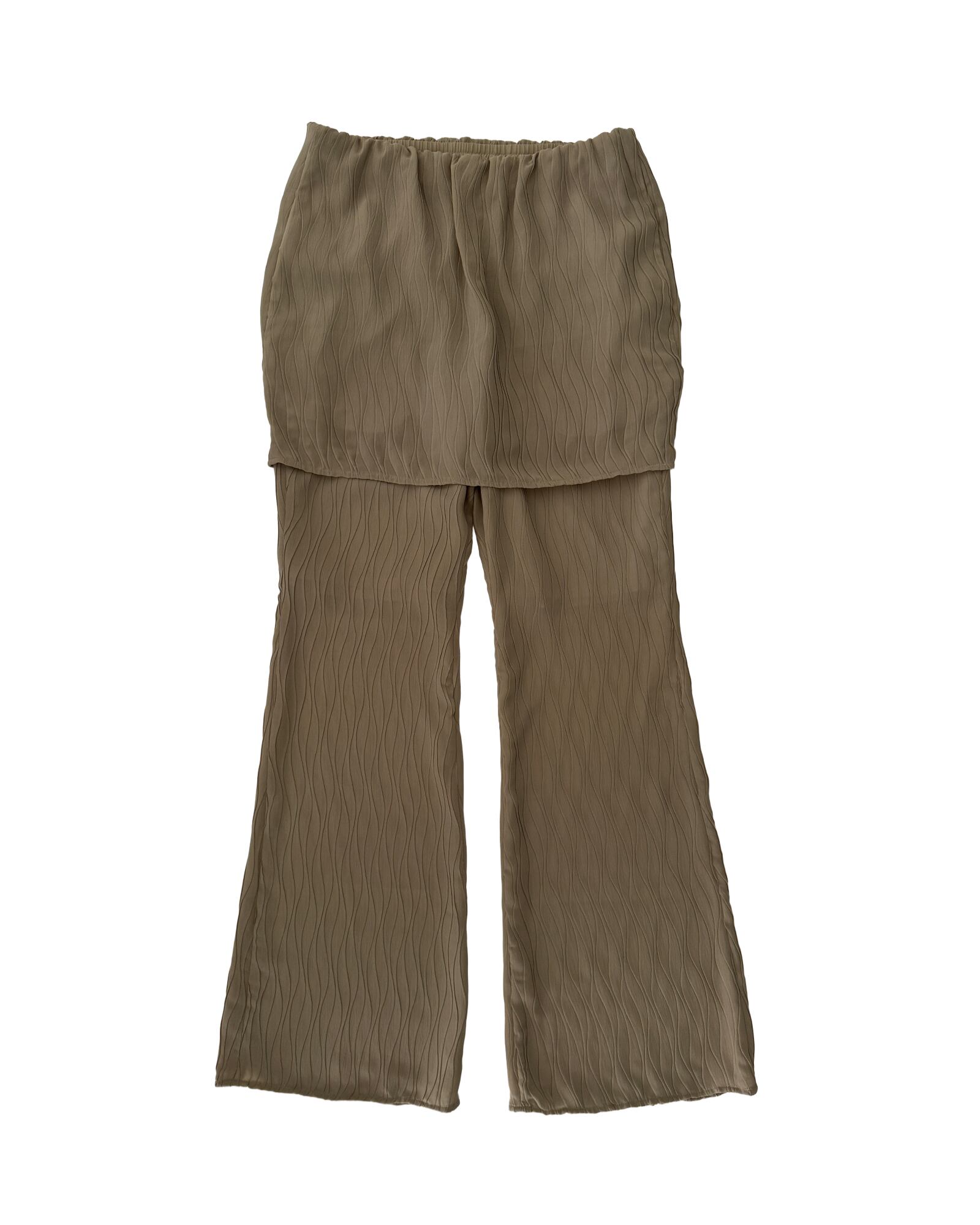 【 BELPER 】27SS PRE ODER “PLEATED PANTS"(デポジット30%表記)