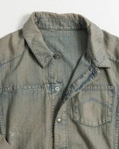 【 ANACHRONORM 】HERRINGBONE DENIM JACKET