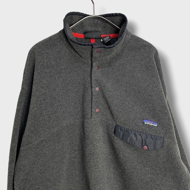 00s メキシコ patagonia シンチラスナップT フリース グレー XL