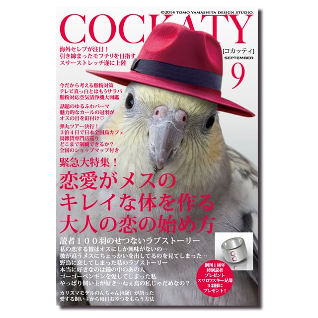 オカメインコ雑誌シリーズズVol.2 ポストカード3枚セット