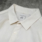white linen shirt
