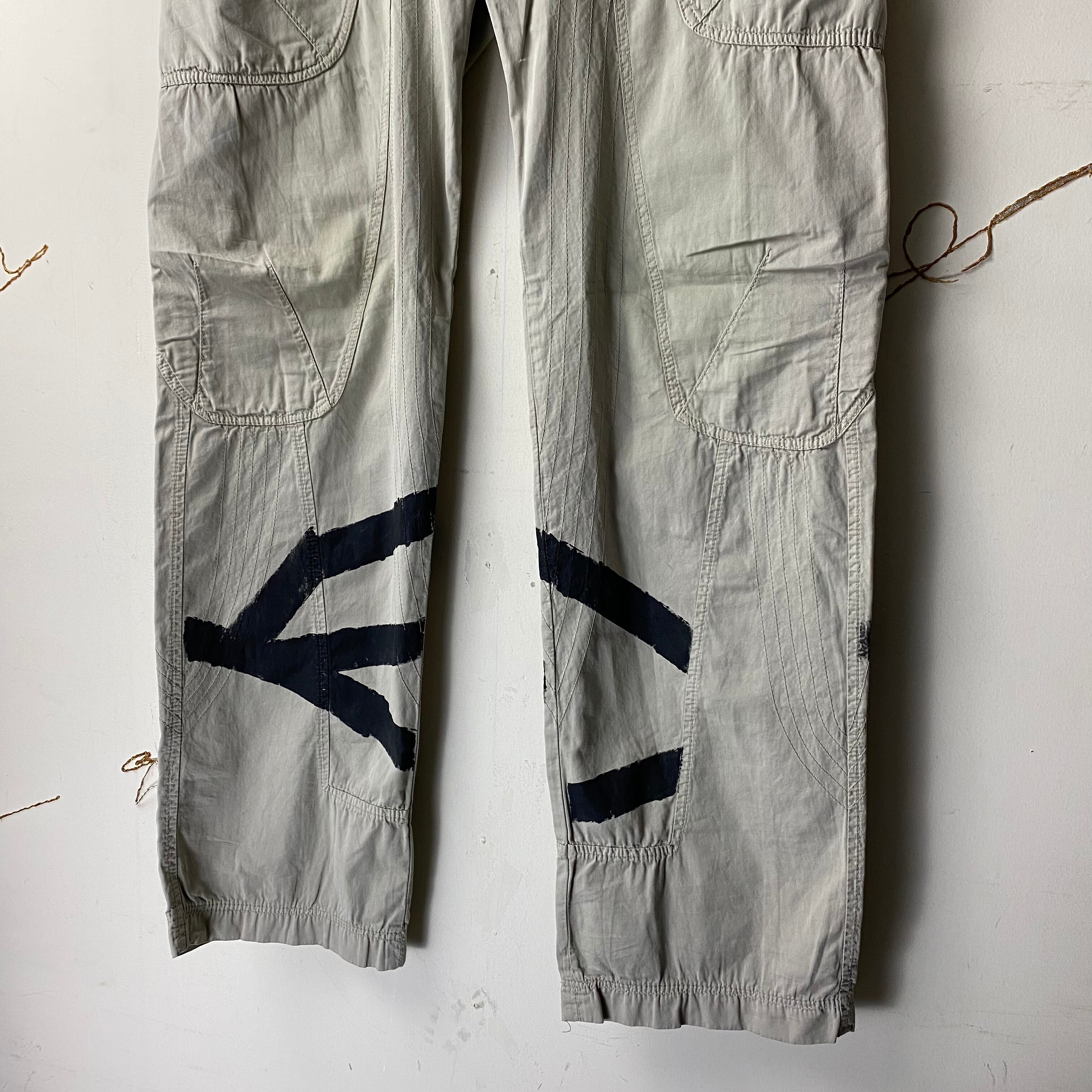 archive 2004SS DOLCE&GABBANA graffiti cargo pants | NOIR ONLINE