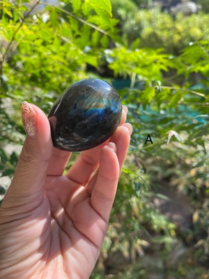 ラブラドライト　パームストーン(Labradorite　Palm stone）