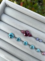 ダイヤモンドカット ブルージルコン 5mm