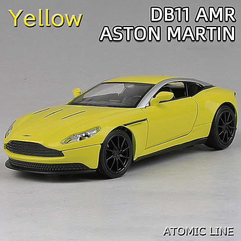 アストンマーティン DB11 AMR ミニカー 1/32 全4色 ライト点灯