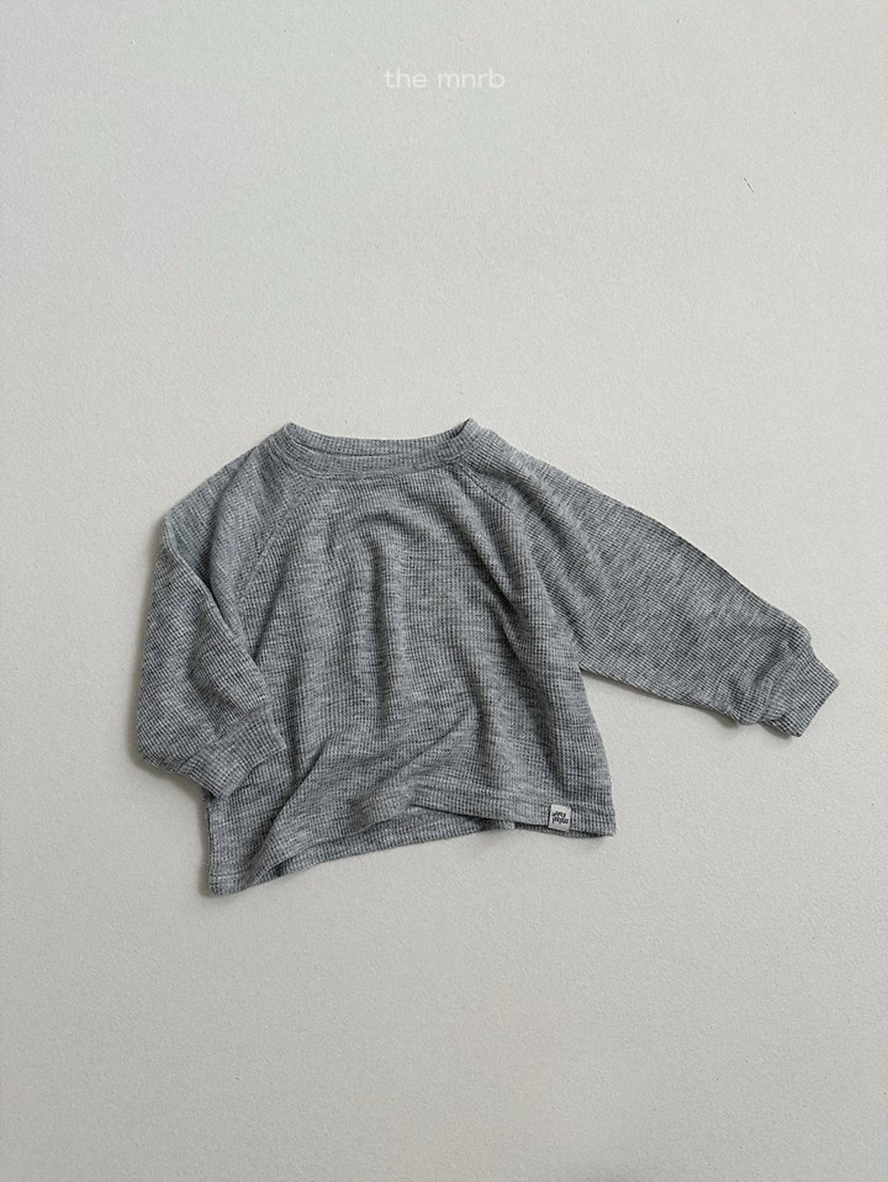 [the mnrb] Waffle Long Sleeve T-shirt / [미니로브] 와플긴팔티