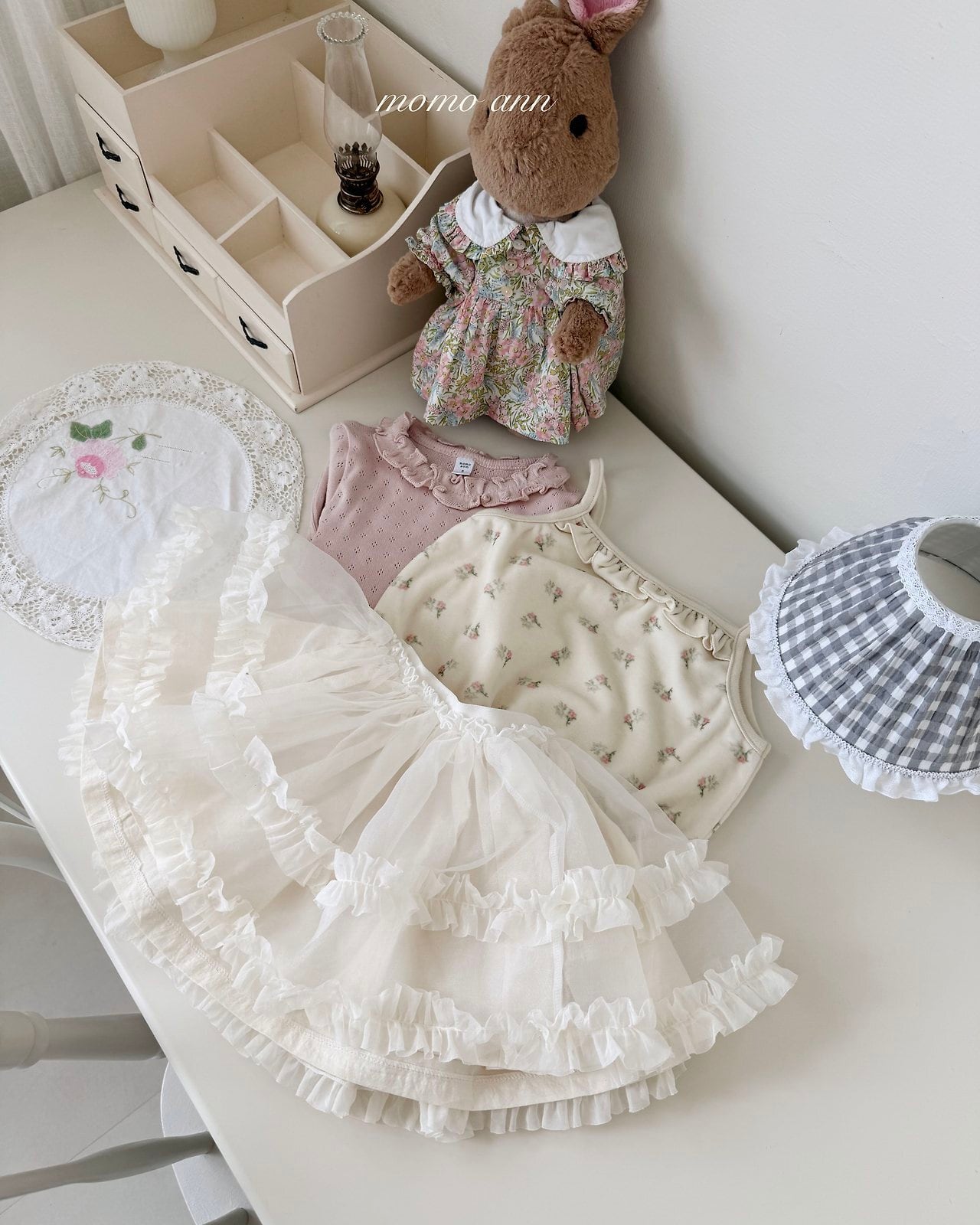【予約】Creamy Skirt / momo ann