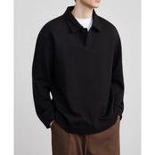 ドロップショルダー 長袖ポロシャツ af0362