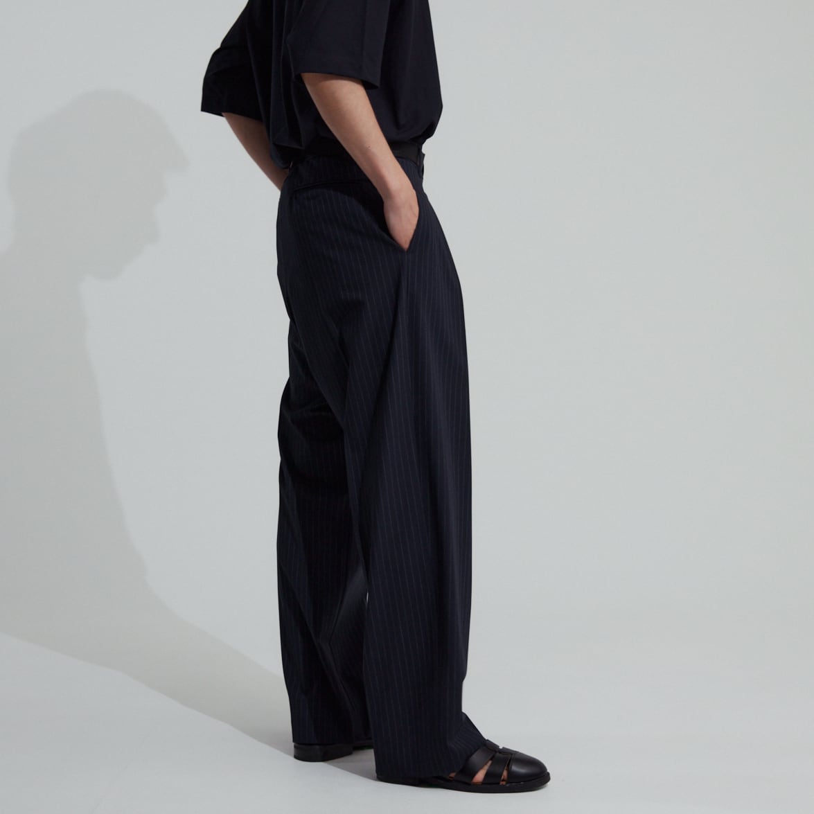 WOMEN'S】TROPICAL T/W TUCK PANTS - LONG / トロピカルT/Wタック
