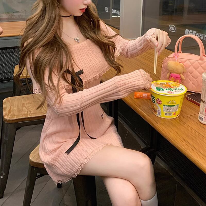 【dress】ニットワンピース M20305