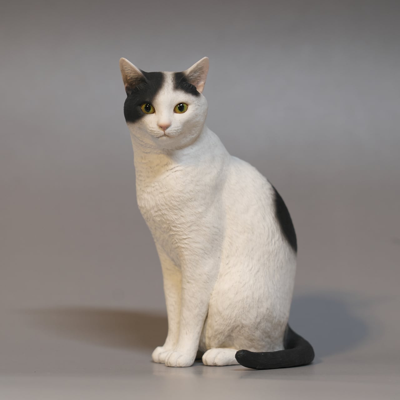 森口修の猫 その26 黒ぶち ガレージキット 完成品 森口修の猫