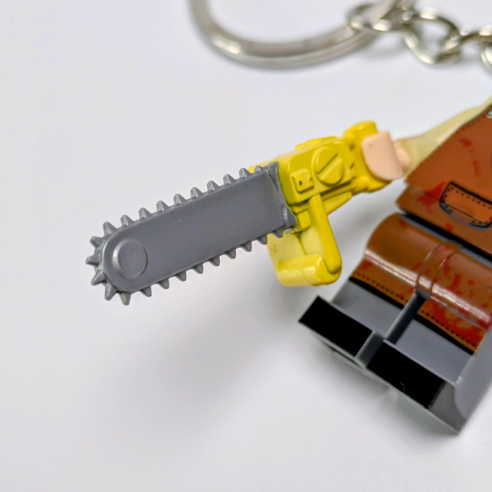 12月下旬再入荷予定！☆ブロックフィギュアキーホルダー☆【 悪魔のいけにえ 】 レザーフェイス / ババ・ソーヤー〚アメリカン雑貨 アメトイ〛