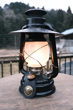 Cat'sランタンエプロン ブラック