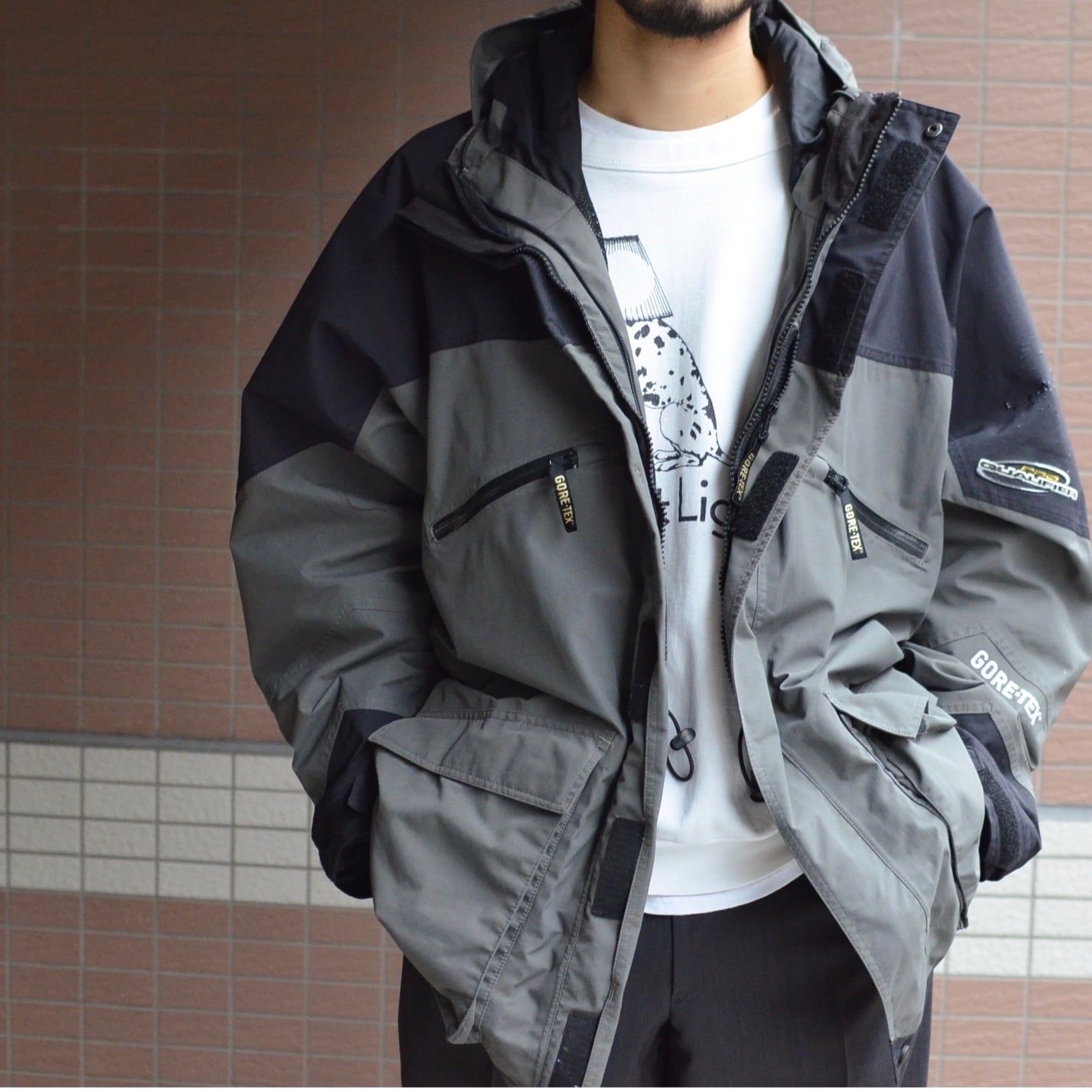 Bass Pro Shops オーバーサイズ GORE-TEX ナイロンパーカー 【ME-0953 