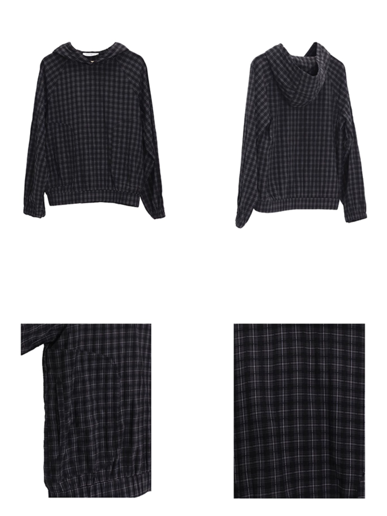 Nothingnoth 25AW Checkered Hoodie