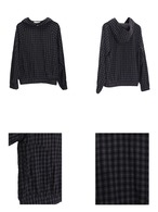 Nothingnoth 25AW Checkered Hoodie