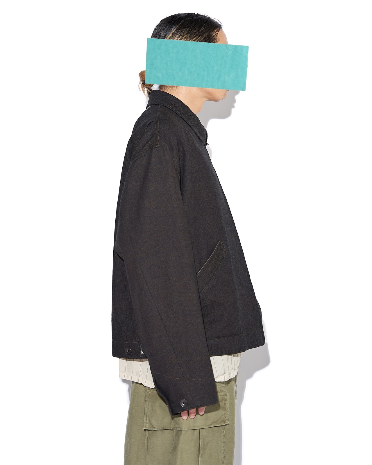 Nomàt "COTTON WOOL Zip Blouson〔Dark Brown〕"