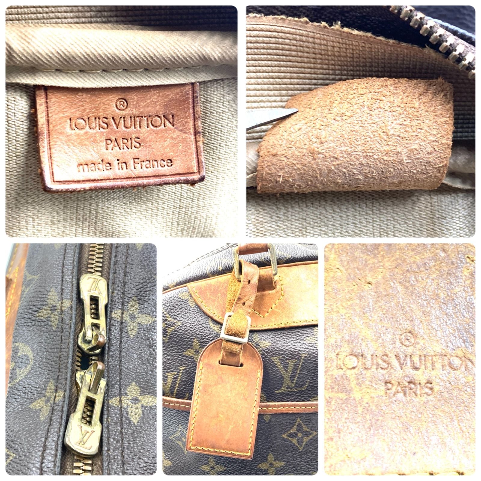 【ネームタグ付き】ルイヴィトン ドーヴィル モノグラム ハンドバッグ ネームタグ付き】ルイヴィトン ドーヴィル モノグラム ハンドバッグ