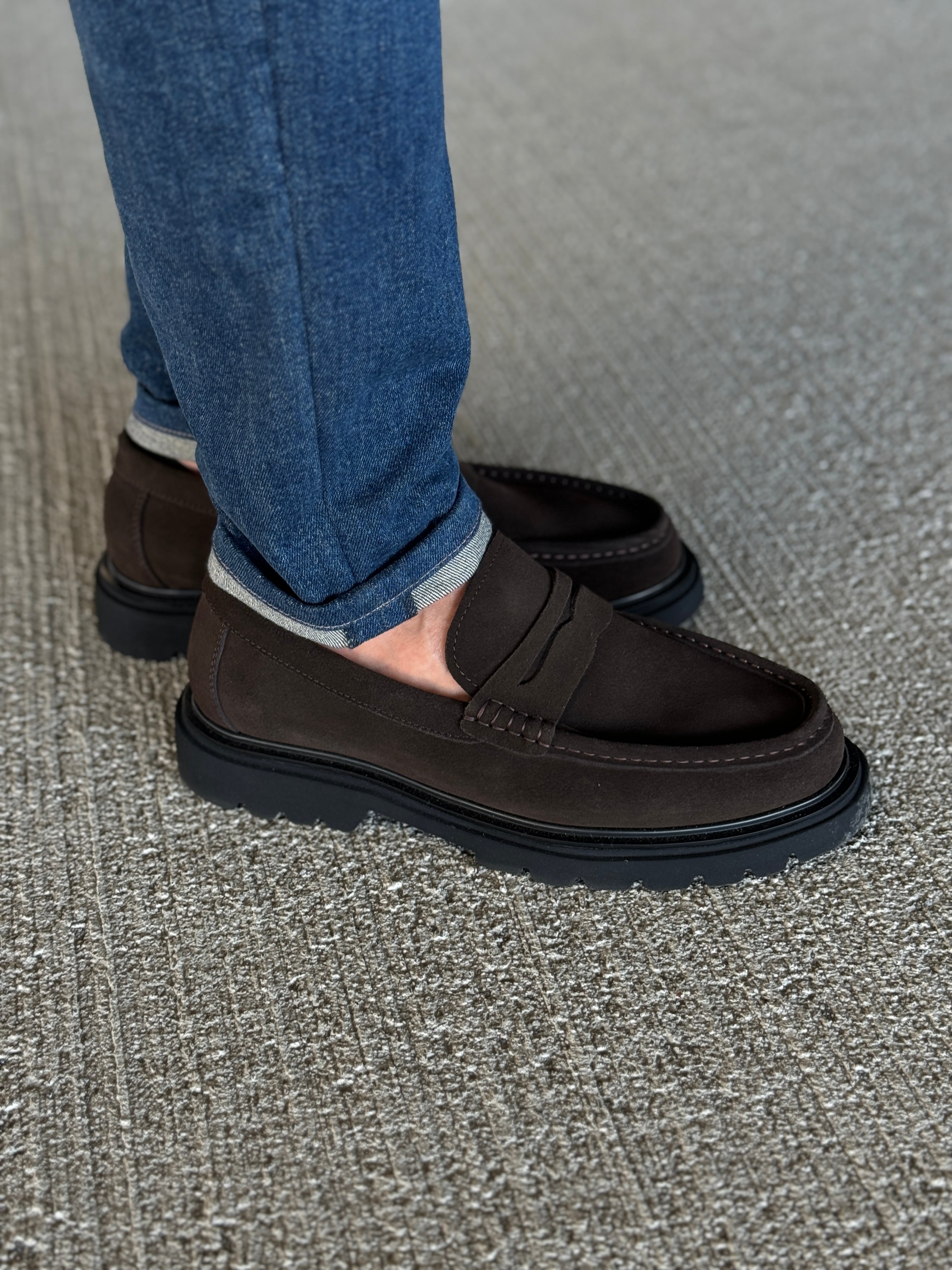 厚底カジュアルローファー | Wide Range