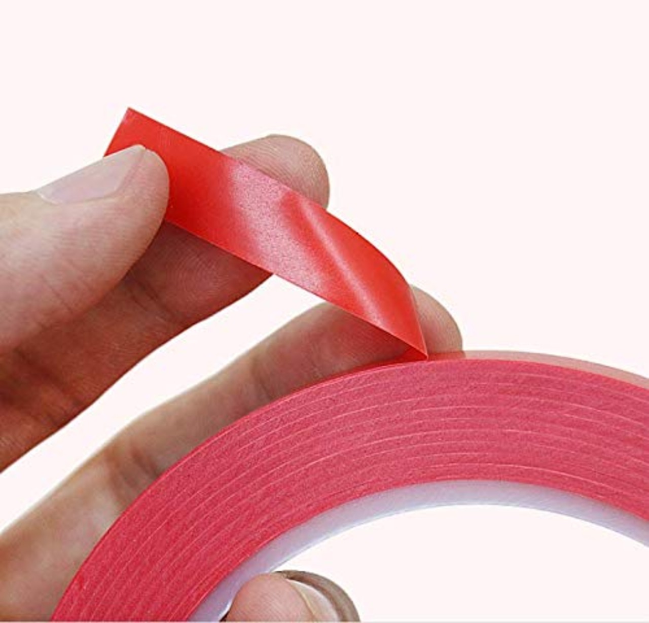 耐水 多機能 ラインテープ カッティングシート 車 バイク 用 耐水 テープ 防水 シール 赤 白 青 色 幅 5mm × 66m 【SiSe9】 (赤)