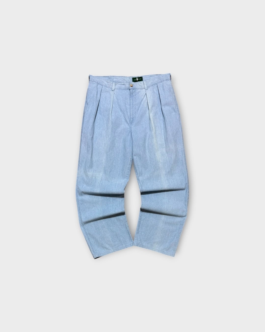 【VINTAGE】1990’s “Hunt Club” Chambray 2Tuck Slacks