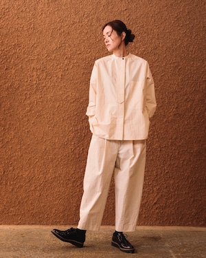 #ANNA（シャツ）Ecru　※受注生産