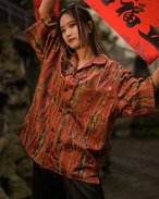 Bamboo leaf shirt 2color 【G1138】