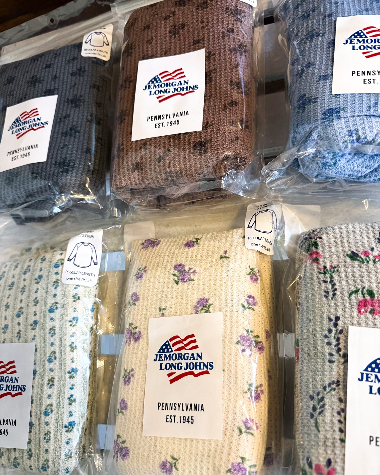 【JEMORGAN WOMEN】WAFFLE CREW