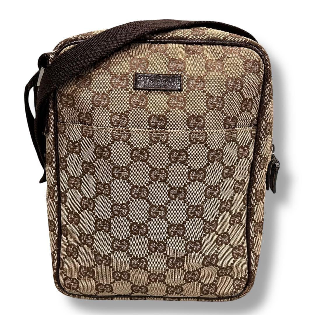 美品 GUCCI グッチ GGマーモント 長財布 デニム レディース ジッピー