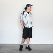 KUON / Arimatsu Shibori Camp Collar Shirt スタイル