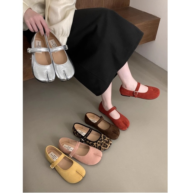 color tabi mary jane shoes 〈s101772〉