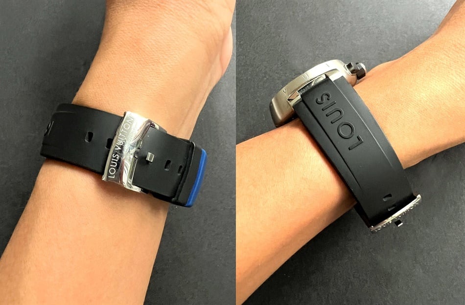 LOUIS VUITTON ルイヴィトン Tambour IN Black タンブール イン