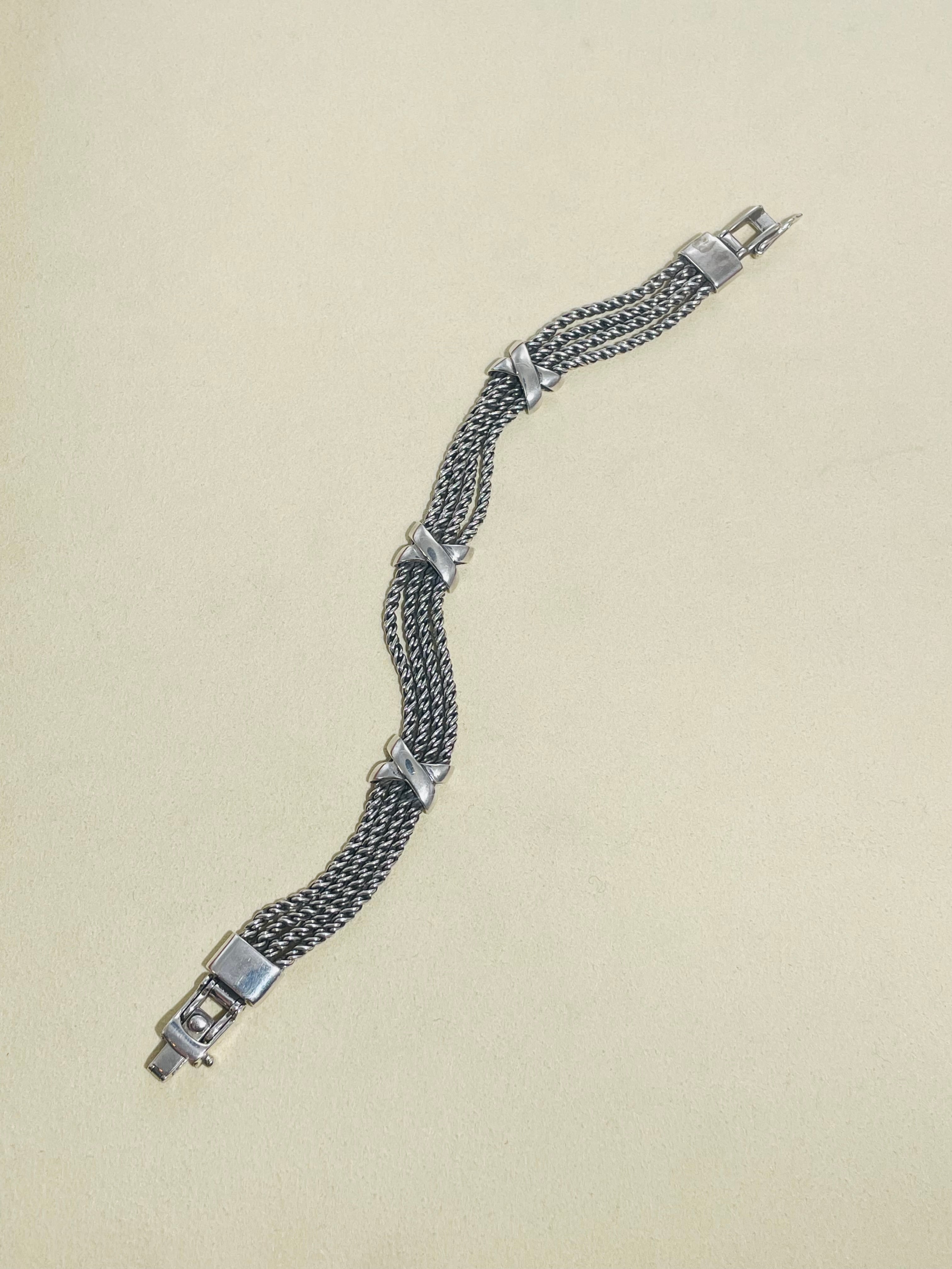 Quad Rope Chain Bracelet -Italy-