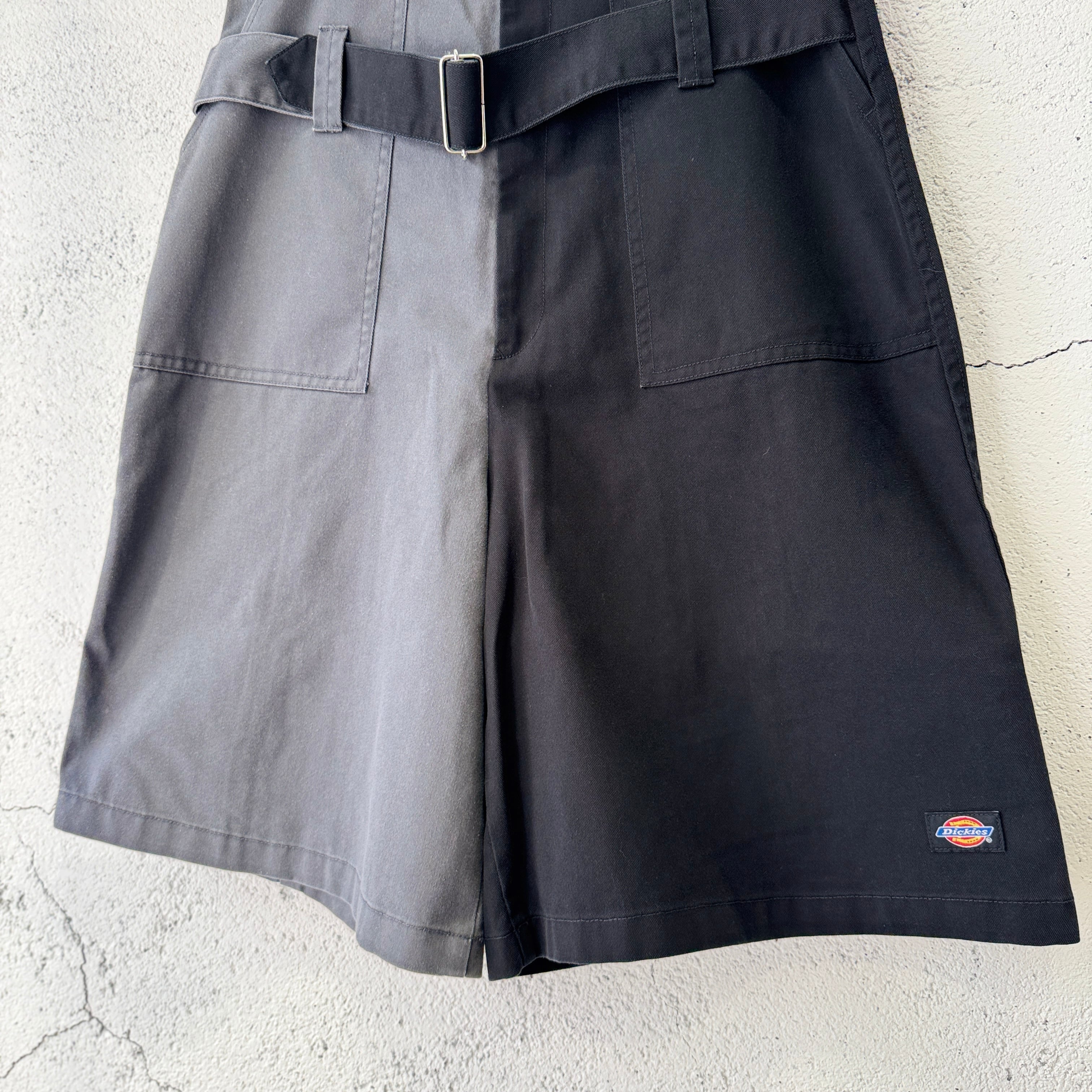 KIDILL / DICKIES BONDAGE SHORT PANTS / BLACK × CHARCOAL | ふぁいん