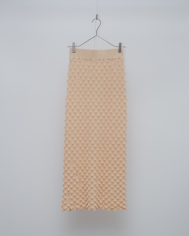 OPEN SESAME CLUB - durian long skirt "Beige"