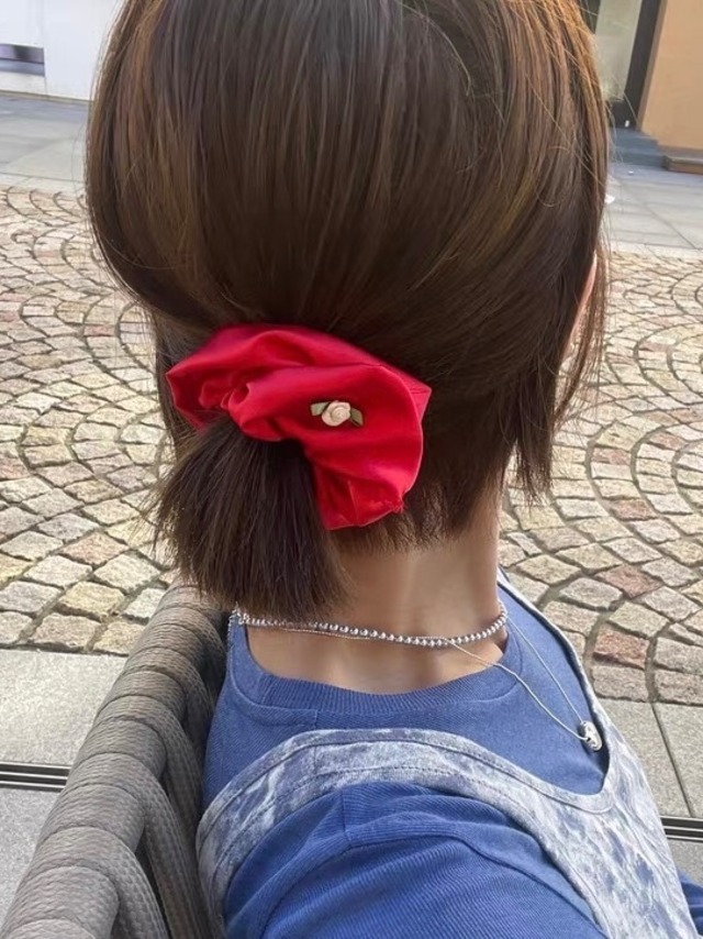 【即納商品】red rose chouchou