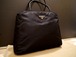 美品◆PRADAプラダ ビジネス可 ナイロン トート ハンド バッグ黒◆