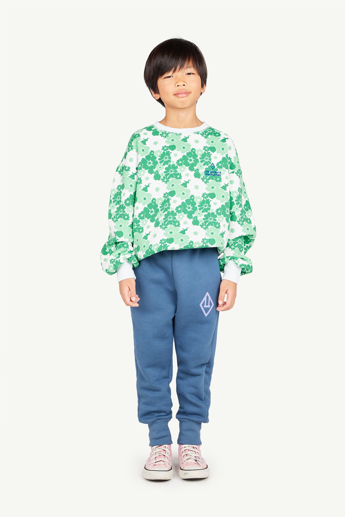 TAO ★ The Animals Observatory パンツ 【 4y 】 24AW】the animals observatory(TAO)panther kids pants NAVY(4y/6y/8y