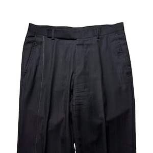 vintage GIANNI VERSACE COUTURE logo line black suits set-up