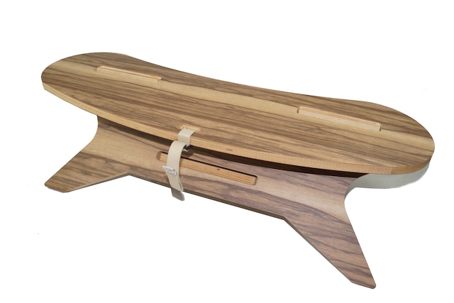 Oak standard folding table　Stove hole（ストーブ穴有り）　CAMPOOPARTS　 オーク スタンダード 折り畳みテーブル　W1200 キャンプ オーパーツ