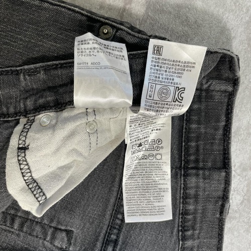 【W38 L30】 コロンビア製 japan levi's black 559 詳細写真7