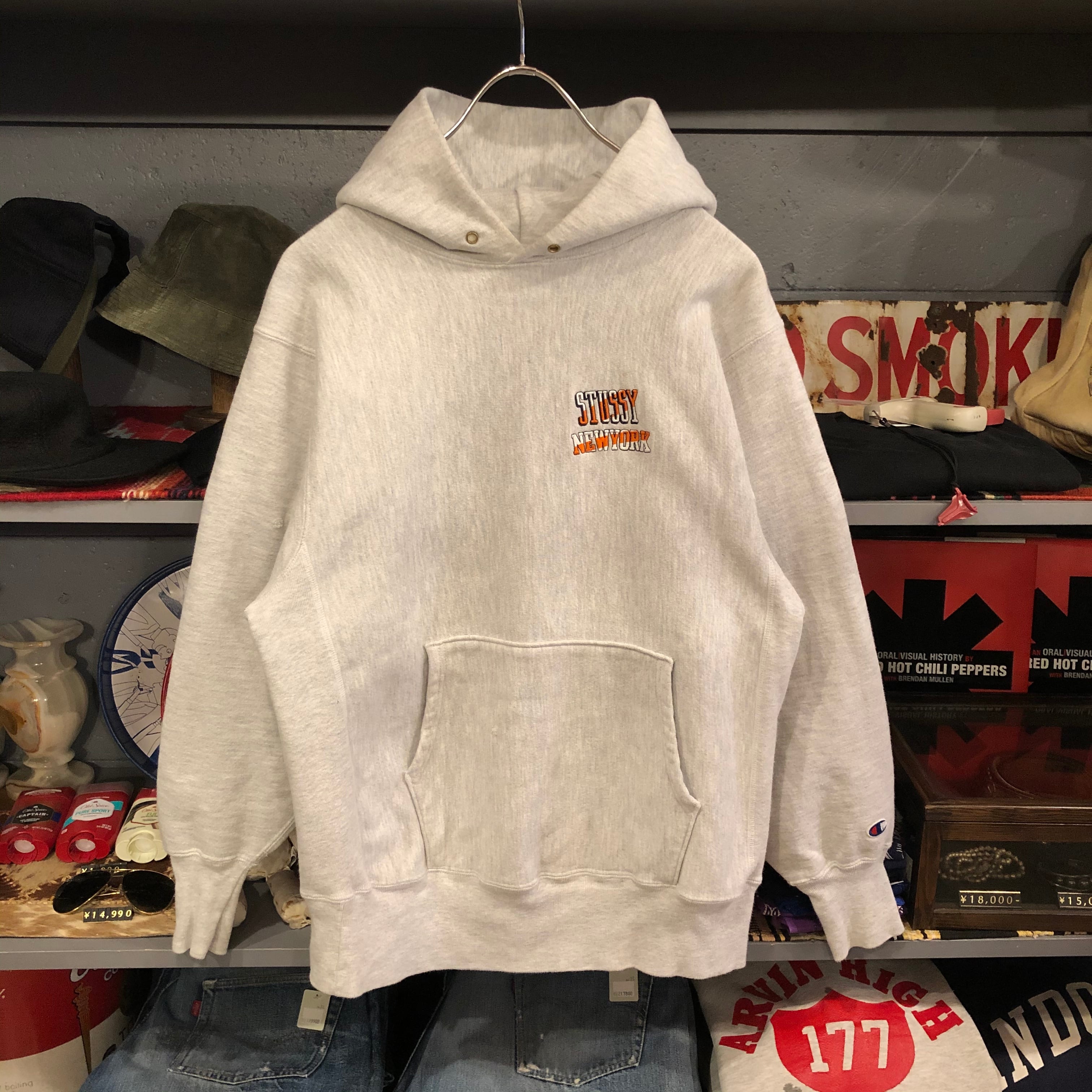 90s Champion × Stussy Reverse Weave Sweat Hoodie USA製 | VOSTOK 