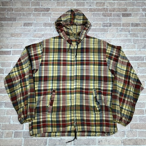1960'S F/Z CHECK JACKET SIZE M